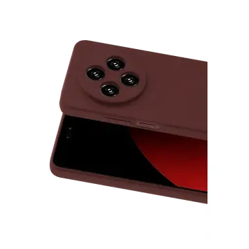 Xiaomi Redmi 14c Kılıf First Silikon - Bordo