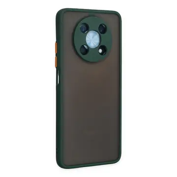 Huawei Nova Y90 Kılıf Montreal Silikon Kapak - Yeşil