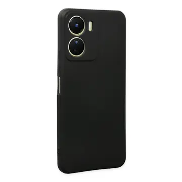 Vivo Y16 Kılıf First Silikon - Siyah