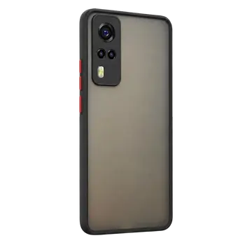 Vivo Y53s Kılıf Montreal Silikon Kapak - Siyah