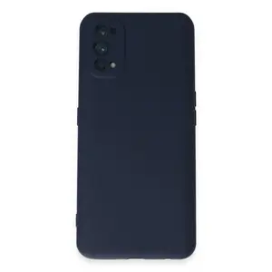 Realme 7 Pro Kılıf Nano İçi Kadife Silikon - Lacivert