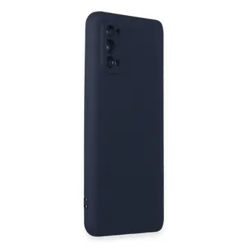Realme 7 Pro Kılıf Nano İçi Kadife Silikon - Lacivert