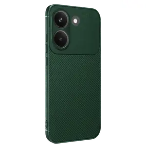 Xiaomi Poco X8 Pro Auto Focus Karbon Kapak - Koyu Yeşil