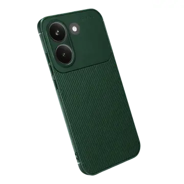 Xiaomi Poco X8 Pro Auto Focus Karbon Kapak - Koyu Yeşil