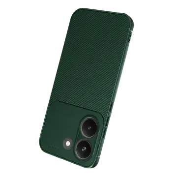 Xiaomi Poco X8 Pro Auto Focus Karbon Kapak - Koyu Yeşil