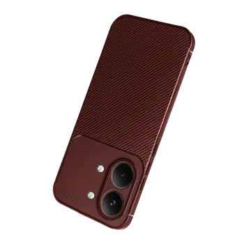 Xiaomi Poco X8 Pro Max Auto Focus Karbon Kapak - Bordo