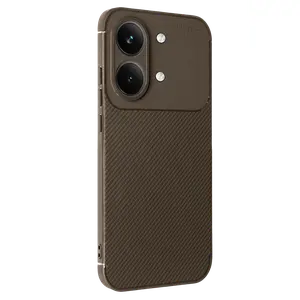 Xiaomi Poco X8 Pro Max Auto Focus Karbon Kapak - Kahverengi