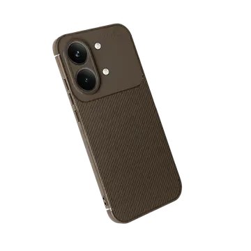 Xiaomi Poco X8 Pro Max Auto Focus Karbon Kapak - Kahverengi