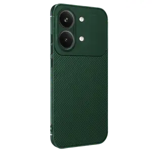 Xiaomi Poco X8 Pro Max Auto Focus Karbon Kapak - Koyu Yeşil