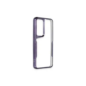 Samsung Galaxy A55 5g Kılıf Boyi Silikon Kapak - Derin Mor