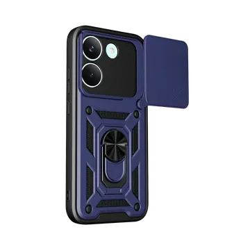 Xiaomi Poco X8 Pro Pars Lens Yüzüklü Silikon - Lacivert