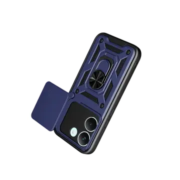 Xiaomi Poco X8 Pro Pars Lens Yüzüklü Silikon - Lacivert