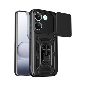 Xiaomi Poco X8 Pro Pars Lens Yüzüklü Silikon - Siyah
