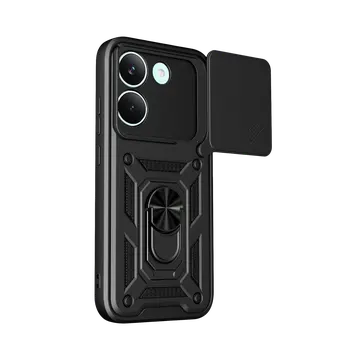 Xiaomi Poco X8 Pro Pars Lens Yüzüklü Silikon - Siyah