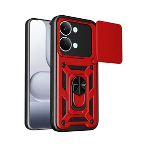 Xiaomi Poco X8 Pro Max Pars Lens Yüzüklü Silikon - Kırmızı