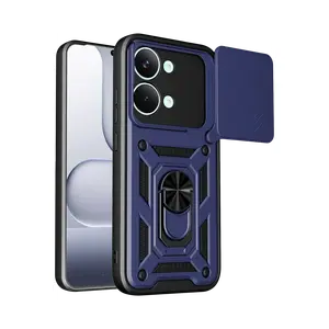 Xiaomi Poco X8 Pro Max Pars Lens Yüzüklü Silikon - Lacivert