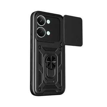 Xiaomi Poco X8 Pro Max Pars Lens Yüzüklü Silikon - Siyah