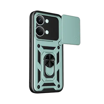 Xiaomi Poco X8 Pro Max Pars Lens Yüzüklü Silikon - Yeşil