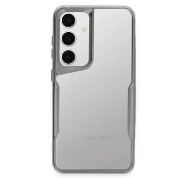 Samsung Galaxy S24 Kılıf Boyi Silikon Kapak - Gümüş
