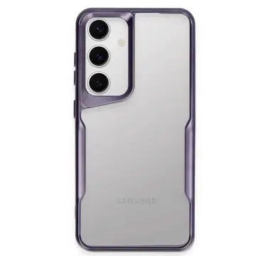 Samsung Galaxy S24 Kılıf Boyi Silikon Kapak - Derin Mor