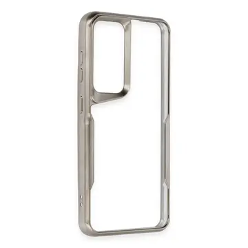 Samsung Galaxy S24 Kılıf Boyi Silikon Kapak - Titan Gri