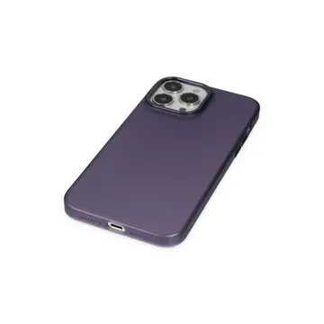 İphone 14 Pro Max Kılıf Modos Metal Kapak - Mor