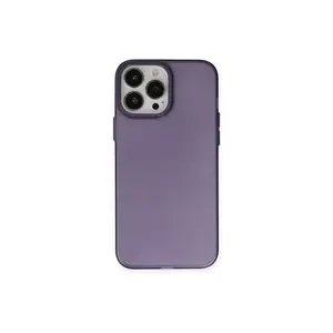 İphone 14 Pro Max Kılıf Modos Metal Kapak - Derin Mor