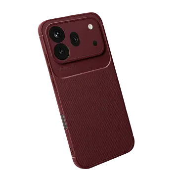 Huawei Honor 600 Pro Auto Focus Karbon Kapak - Bordo