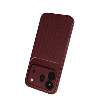 Huawei Honor 600 Pro Auto Focus Karbon Kapak - Bordo