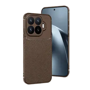 Xiaomi Mi 17t Auto Focus Karbon Kapak - Kahverengi