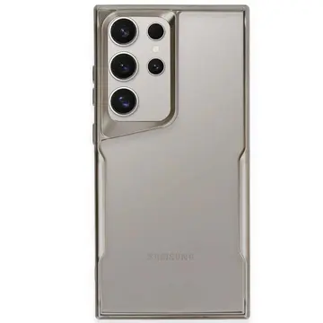 Samsung Galaxy S24 Ultra Kılıf Boyi Silikon Kapak - Titan Gri