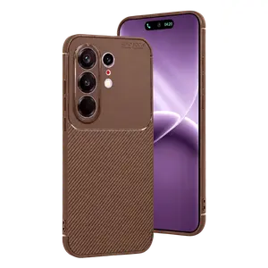 Tecno Camon 50 Pro 5g Auto Focus Karbon Kapak - Kahverengi