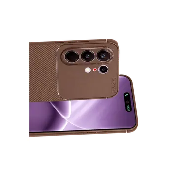 Tecno Camon 50 Pro 5g Auto Focus Karbon Kapak - Kahverengi