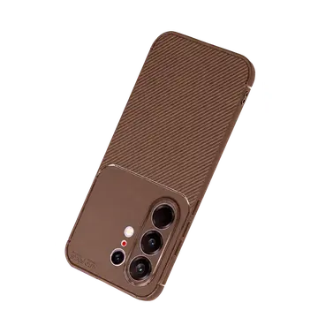 Tecno Camon 50 Pro 5g Auto Focus Karbon Kapak - Kahverengi