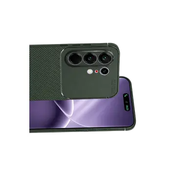 Tecno Camon 50 Pro 5g Auto Focus Karbon Kapak - Koyu Yeşil