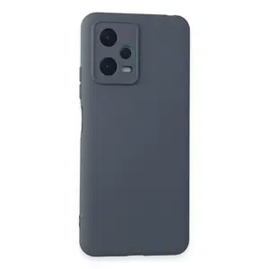 Xiaomi Redmi Note 12 5g Kılıf Nano İçi Kadife Silikon - Gri