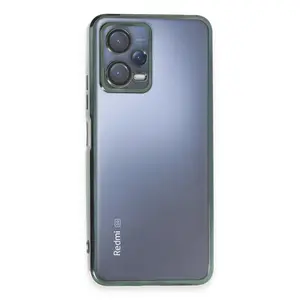 Xiaomi Redmi Note 12 5g Kılıf Razer Lensli Silikon - Yeşil