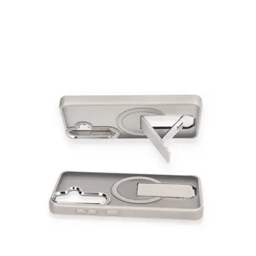 Samsung Galaxy S24 Tork Magsafe Standlı Kapak - Lila
