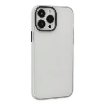 İphone 13 Pro Max Kılıf Modos Metal Kapak - Şeffaf