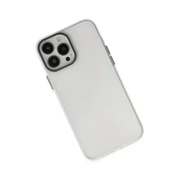 İphone 13 Pro Max Kılıf Modos Metal Kapak - Şeffaf