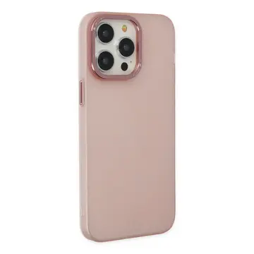 İphone 13 Pro Max Kılıf Modos Metal Kapak - Pembe