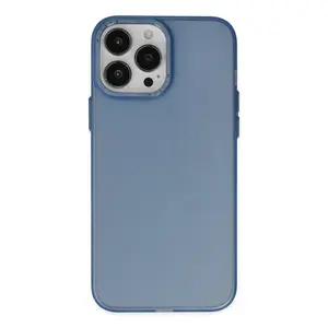 İphone 13 Pro Max Kılıf Modos Metal Kapak - Lacivert