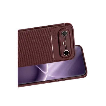 Tecno Spark Slim 5g Auto Focus Karbon Kapak - Bordo