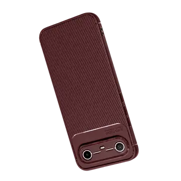Tecno Spark Slim 5g Auto Focus Karbon Kapak - Bordo