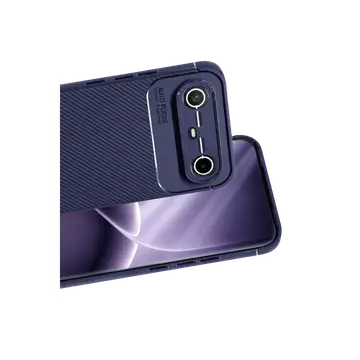 Tecno Spark Slim 5g Auto Focus Karbon Kapak - Lacivert