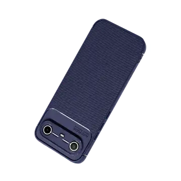 Tecno Spark Slim 5g Auto Focus Karbon Kapak - Lacivert