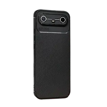 Tecno Spark Slim 5g Auto Focus Karbon Kapak - Siyah