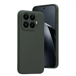 Xiaomi Mi 17t Nano İçi Kadife Silikon - Koyu Yeşil