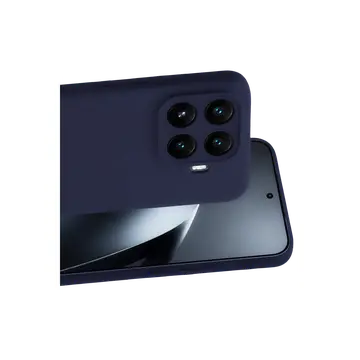 Xiaomi Mi 17t Nano İçi Kadife Silikon - Lacivert