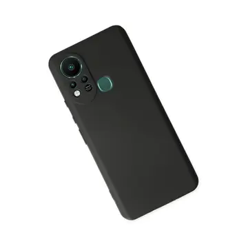 İnfinix Hot 11s Kılıf First Silikon - Siyah